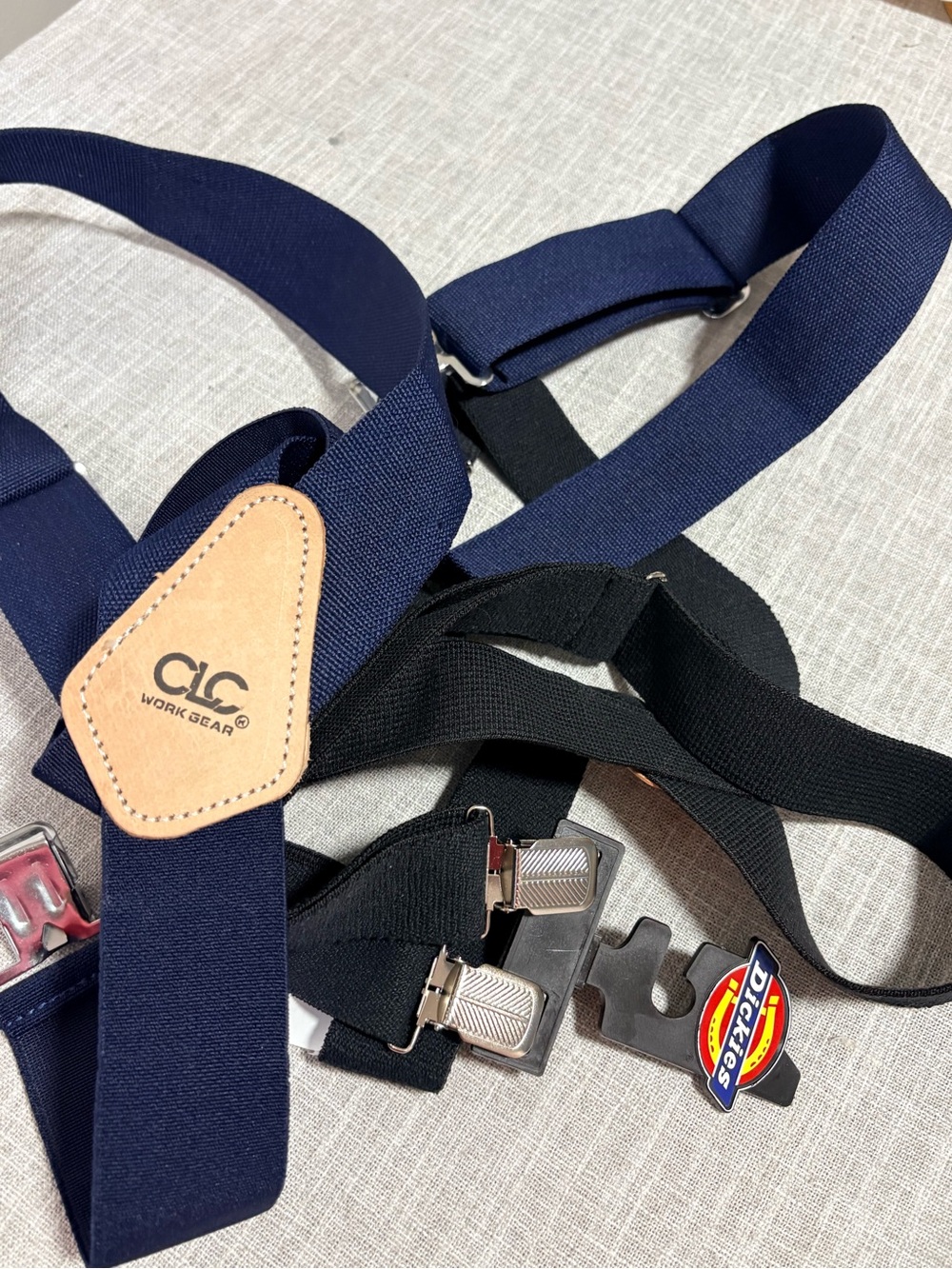 Dickies Navy and Black Work Belt Bag Strap